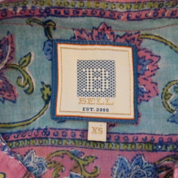 Bell By Alicia Bell Pink & Blue Floral Dress Size XS - Picture 4 of 4